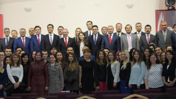 Millî Eğitim Bakanlığı Müsteşar Yardımcısı Sayın Prof. Dr. Ahmet Emre Bilgili ve Ölçme, Değerlendirme ve Sınav Hizmetleri Genel Müdürü Sayın Doç. Dr. Bayram Çetin Aday Öğretmenlerle Bir Araya Geldi