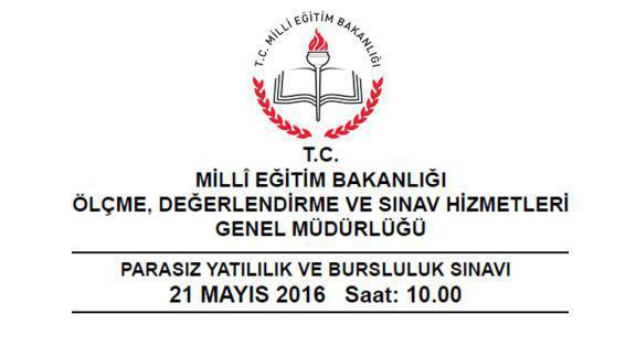 PARASIZ YATILI VE BURSLULUK SINAVI SORU KİTAPÇIKLARI