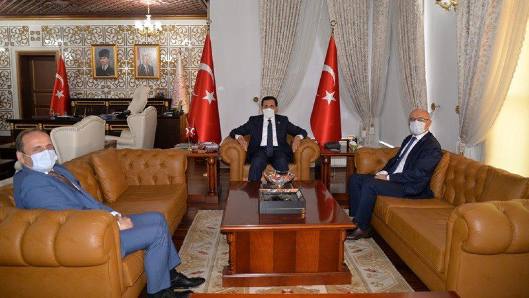 Genel Müdürümüz Sayın Dr. Sadri ŞENSOY Bolu Valisi Sayın Ahmet ÜMİT'i Ziyaret Etti
